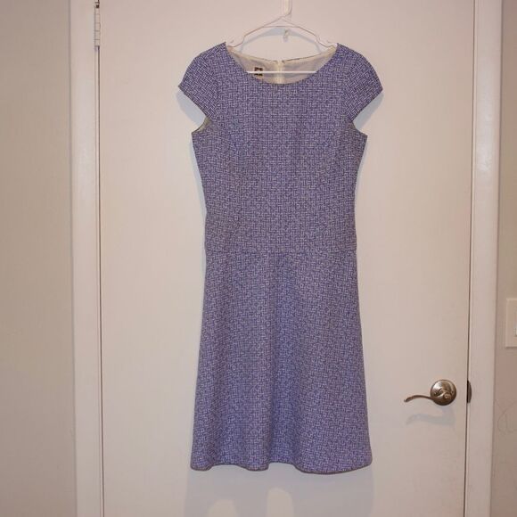 Anne Klein Blue Mini Dress Women Size 8 - Picture 1 of 7